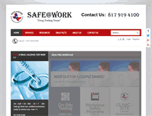 Tablet Screenshot of drugtestingtexas.com